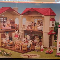 Calico Critters Red Roof Country Home And Accessories 