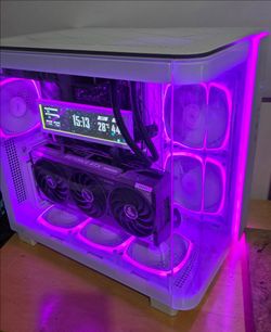 Custom High End Gaming PC AMD 980OX3D RTX 5070 8TB NVME 49" 240HZ SAMSUNG G9 OLED GAMING MONITOR