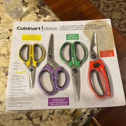4 Piece Stainless Steel Shears Set