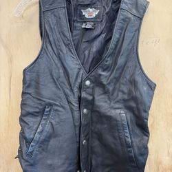 Harley Davidson leather vest