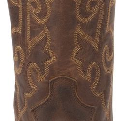 Justin Men's Buck Brown Round Toe Western Boots