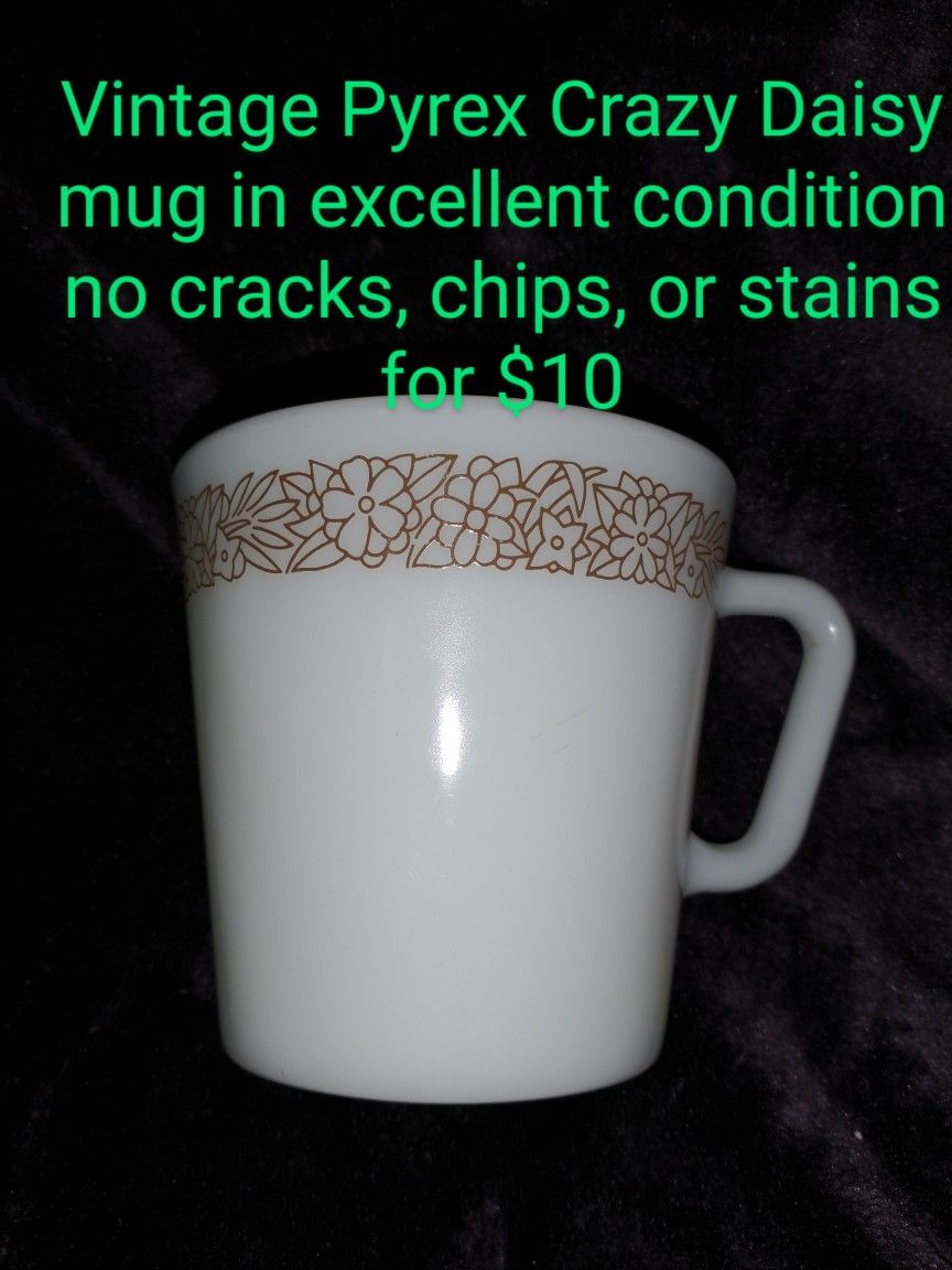 Crazy Daisy Pyrex Mug