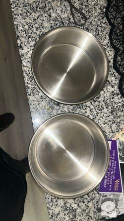 Stainless Steel Pet Bowls Set of 2