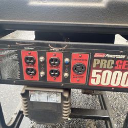 Coleman Powermate ProGen5000 Portable generator 