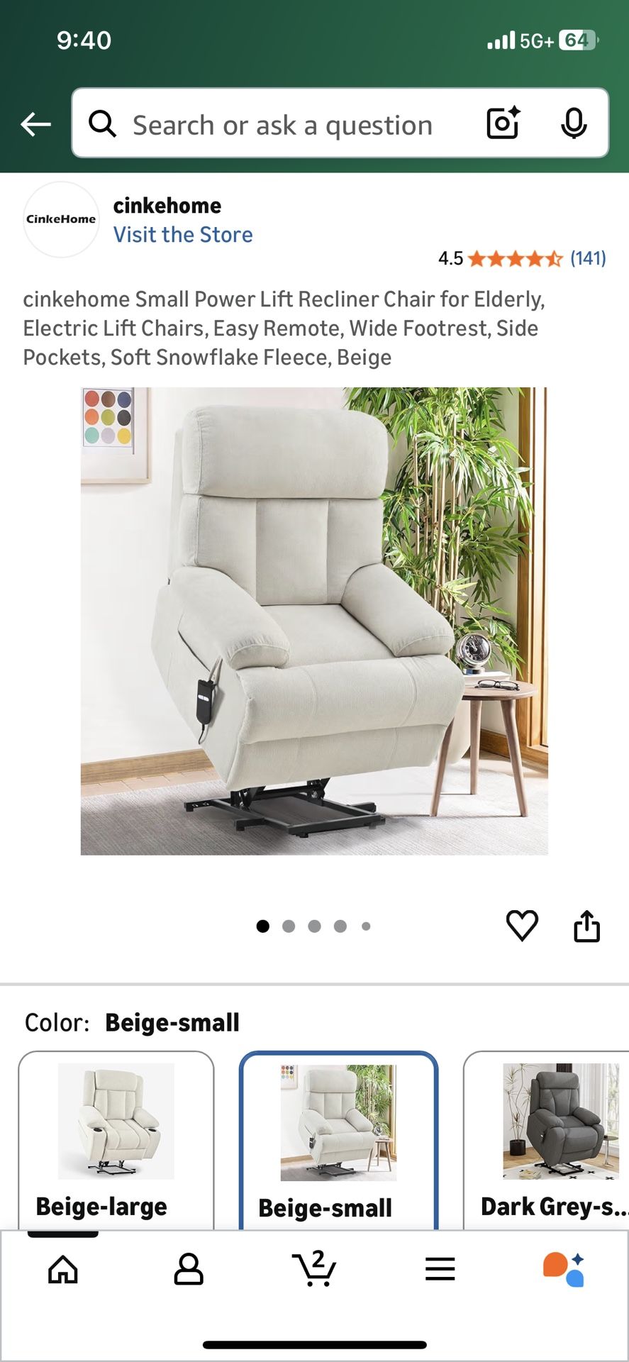 Recliner Power Lift Chair