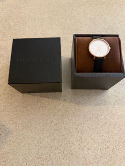 Michael Kors women’s leather watch