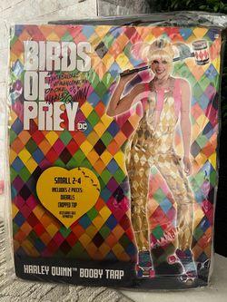 Harley Quinn Birds of Prey Halloween Costume Women Small New