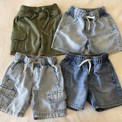 Toddler boy denim shorts bundle