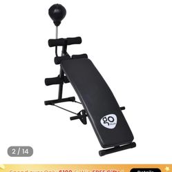 Adjustable incline Curved fitness sit up bench