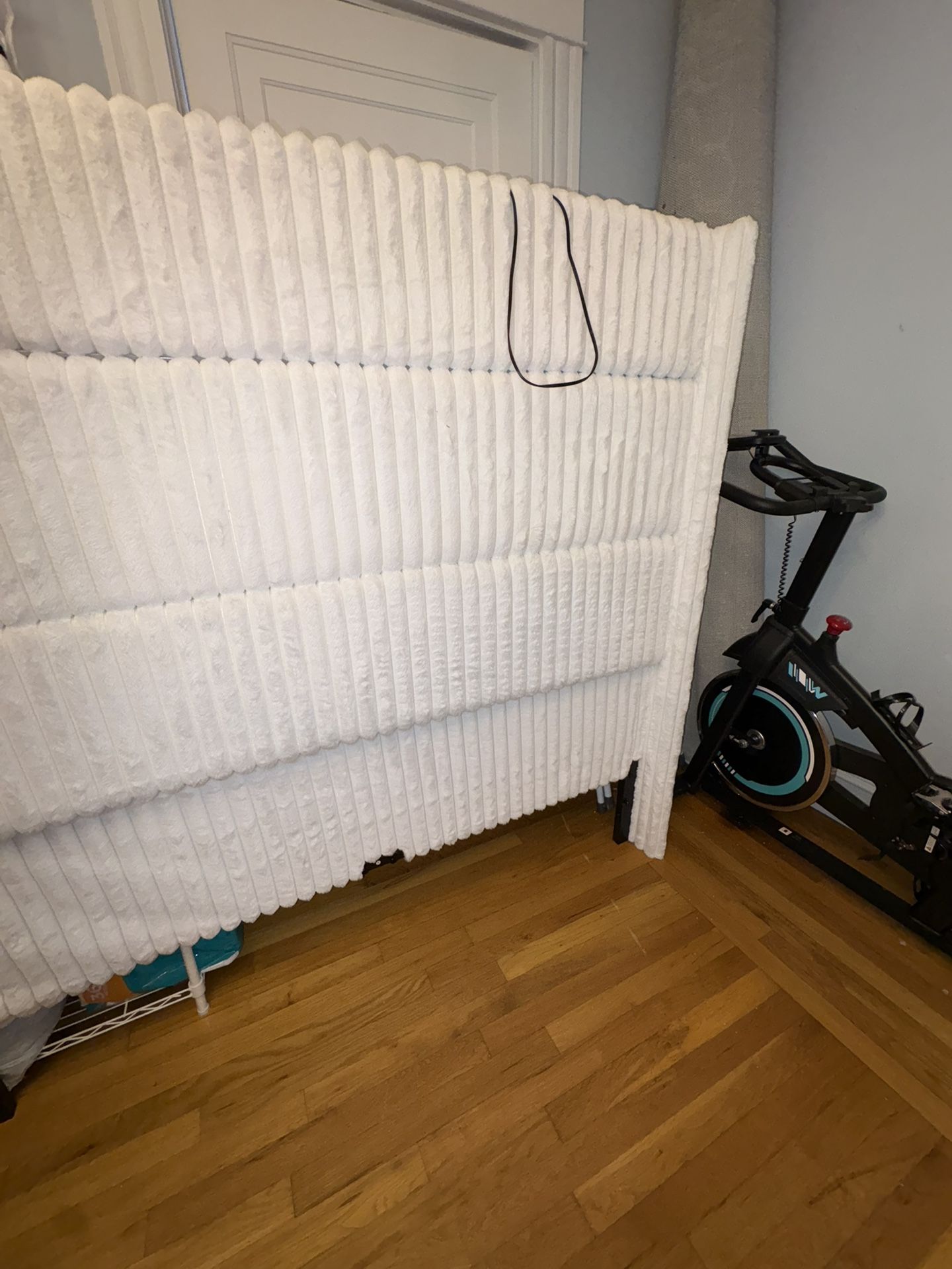 60" Tall Queen Bed Frame with LED Lights,