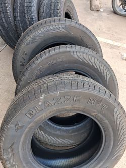 265/70//17 BLAZZE H/T USED TIRES