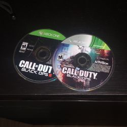 Call Of Duty, Black Ops, One And Three Disks