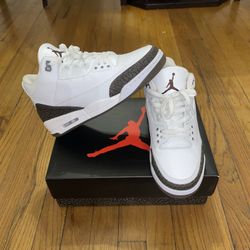 White and top mocha 3s