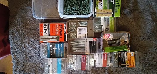 Screws Bolts  Washers Nails