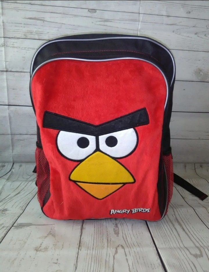 Brand New Beautiful Angry Birds Backpack , 12"x16" ( never used )