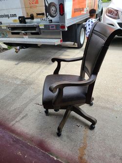 Leather office chair