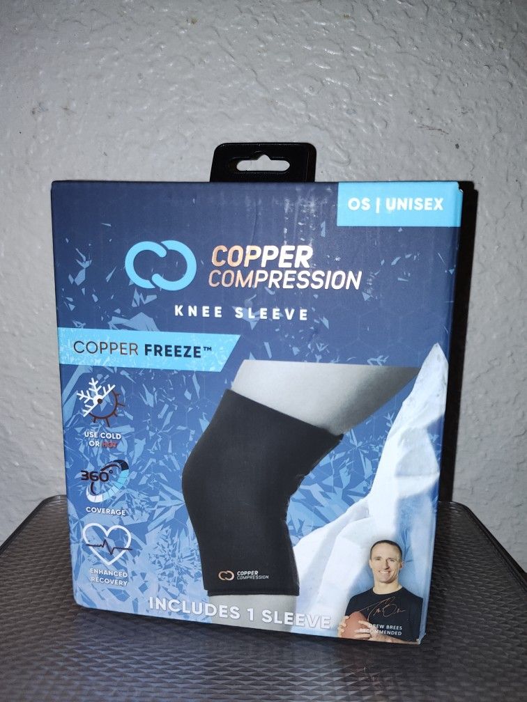 Brand NEW! 🆕    Copper Compression-Knee Sleeve - Hot or Cold (((PENDING PICK UP)))
