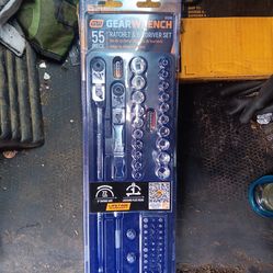 GearWrench 55piece Ratchet & Bit Driver Set