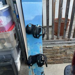 K2 147 Snowboard with Medium Bindings-board waxed & edges sharpened-$150 OBO