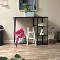 Counter Table With Shelves