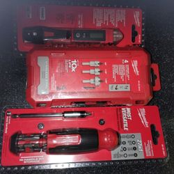 Voltage Tester,27-1 Screwdriver,Carbide Holecutter 