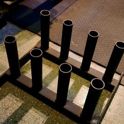COMMERCIAL 8 OLYMPIC BAR STAND BARBELL HOLDER STORAGE RACK