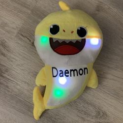 Personalized Singing LED Light Plush Toys Music Doll English Song Toy Gift