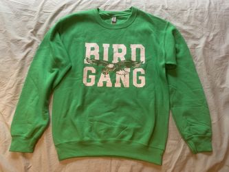Philadelphia Eagles Green “Bird Gang” Sweater; Men’s S