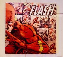 The Flash Metallic Canvas Wall Art - Like Nee