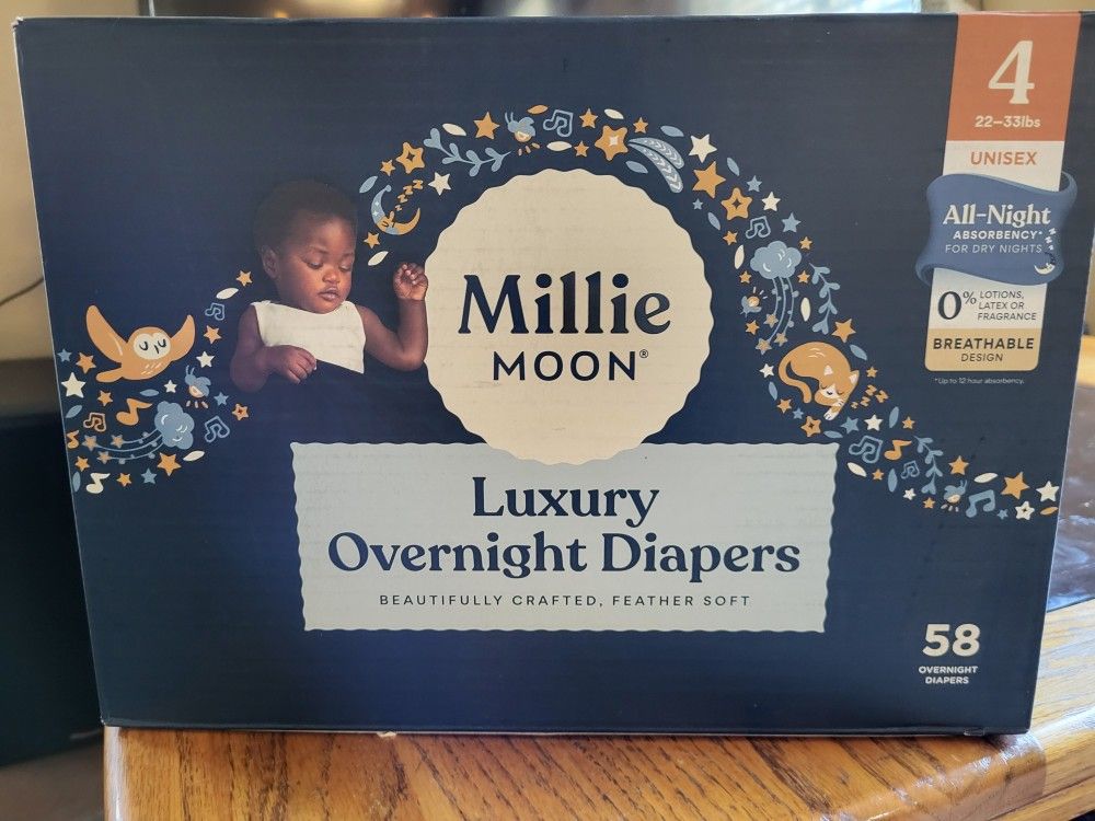 New Box Of Size 4 Diapers