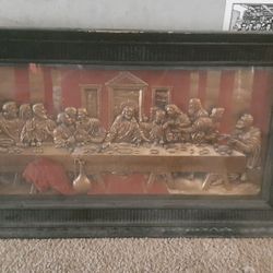 XRARE ANTHONY BULONE SHADOW BOX -3D ( WITH LIGHT) - THE LAST SUPPER