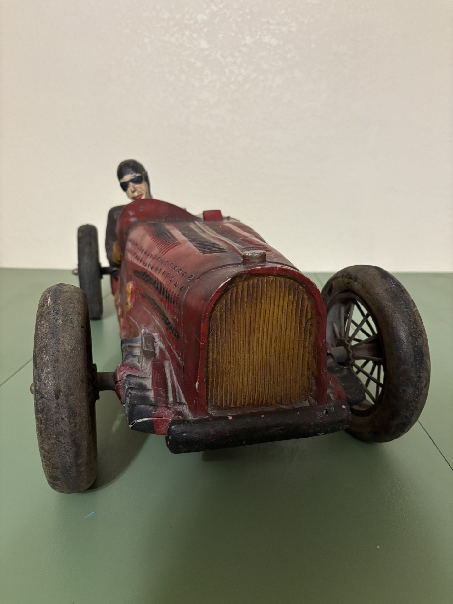 Vintage Bugatti Race Car Driver Collectible