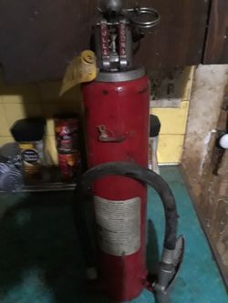 Old fire extinguishers