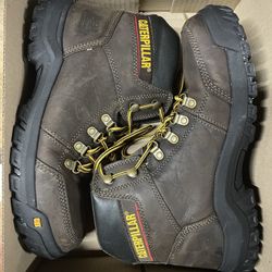 Caterpillar Steel Toe Work Boots Size 8.5