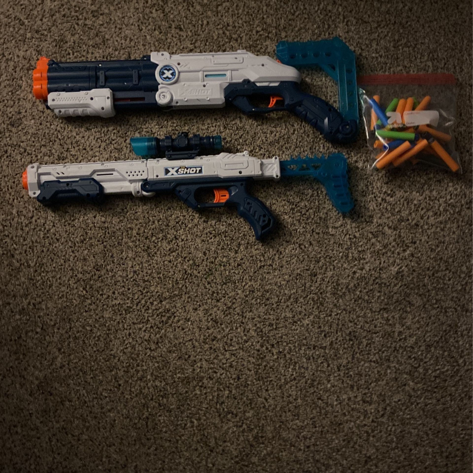 2Nerf Guns With 30bullets