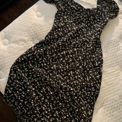 Black Floral Dress