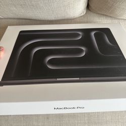 Selling New MacBook Pro 16 Inch Laptop M4 Max Chip 36GB memory 1TB storage Sealed in Box Never Used Color Black  has 1 Year Apple Warranty  
