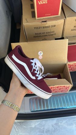 Burgundy vans