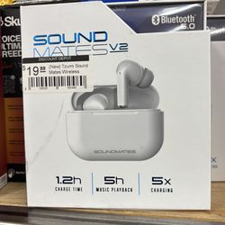 Tzumi Sound Mates V2 Wireless Earbuds (new) 