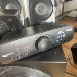 Logitech Z906 5.1 Surround Sound Speaker System - THX, W/ Bluetooth Receiver Dolby Digital and DTS Digital Certified - Black