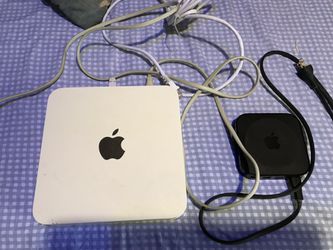 Apple modem and a Apple TV
