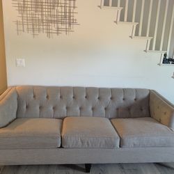 Sofa And Love Seat Heather Grey 
