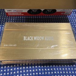 New Black Widow Audio Copper Series 4-Channel Class D Full Range Amplifier  $100 ( 1 Available)