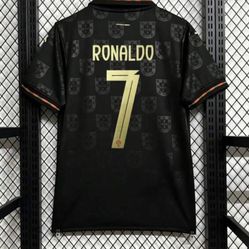 Portugal Ronaldo Pantera Negra 2026 Soccer Jersey