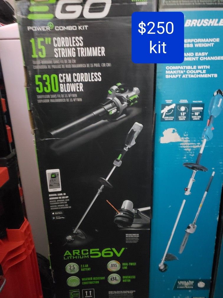 Brand New EGO Trimer And Leaf Blower In The Box