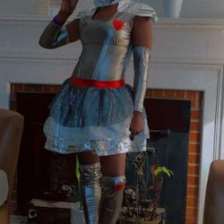 Sexy Tin man Womens Halloween Costume In Small