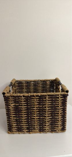 Woven Basket 14” L x 12” W x 10” D