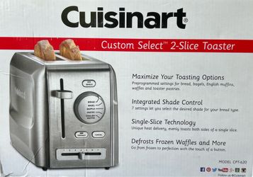 Cuisinart CPT-620P1 2-Slice Custom Select Toaster,....