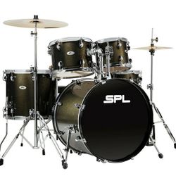 Sound Percussion Labs 5PC Unity II All In One Drum Set Black Onyx Glitter