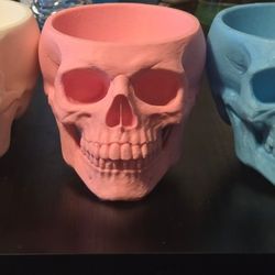 3D Printed Skull Bowls
